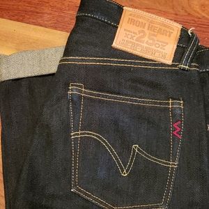 Iron Heart 25oz "666" Raw Denim Jeans (34")